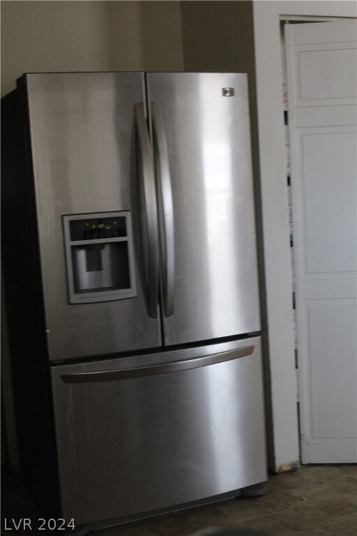 Newer stainless steel french door refrigerator