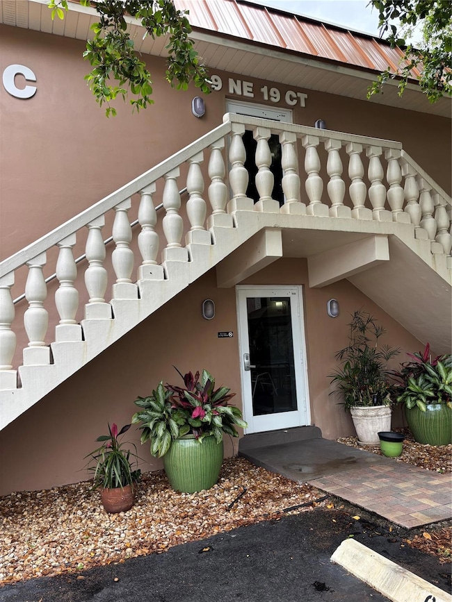 Fist floor secured entry