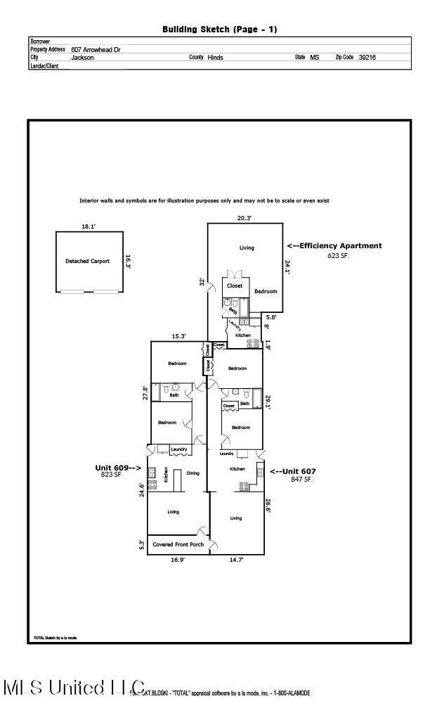 607 Arrowhead Dr unit Abc, Jackson, MS 39216 - photo 4