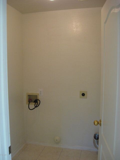 Laundry room off the kitchen