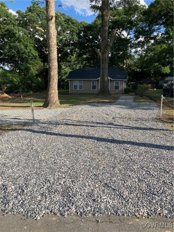 Off street gravel parking, plus extra parking to t
