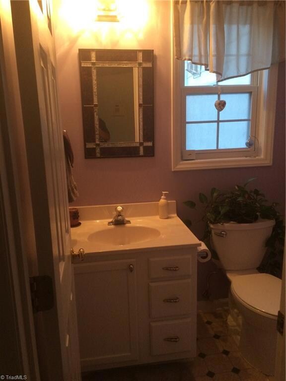 Large powder room downstairs