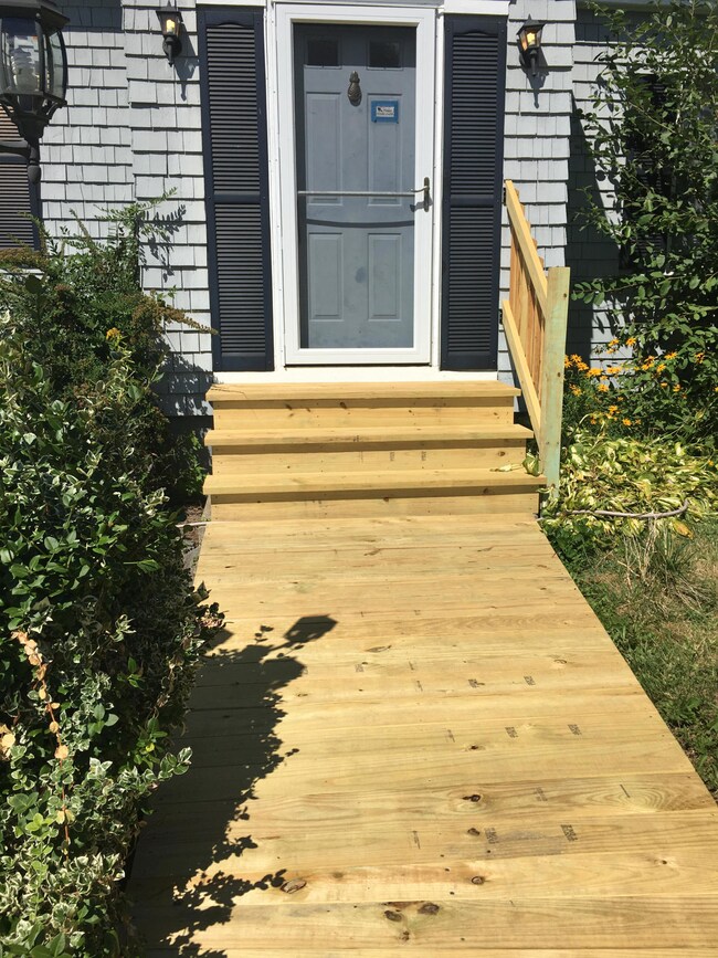 New front stairs