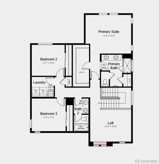 Additional highlights include: 3-car garage, upgraded stair railing and washer dryer package.