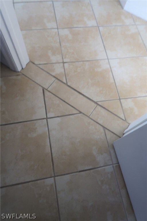Tile floors throughout