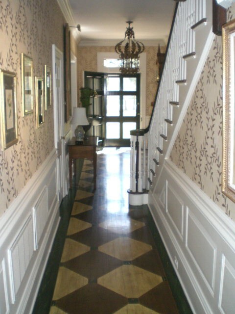 Rear view of foyer
