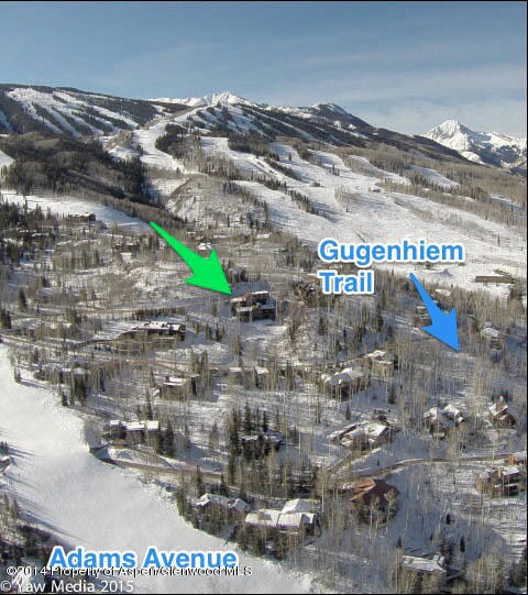 Ski to the village via Guggenheim trail