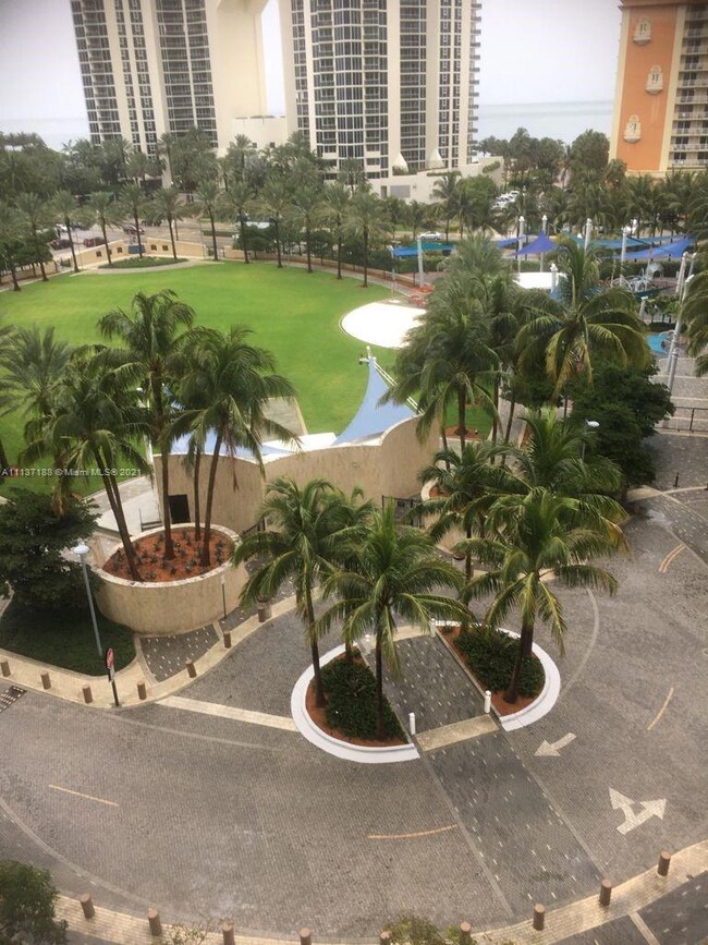 The view from the balcony