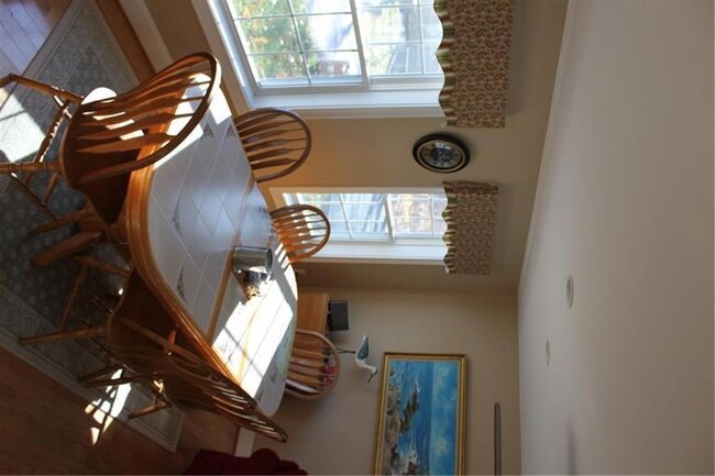 Dining area open to living room