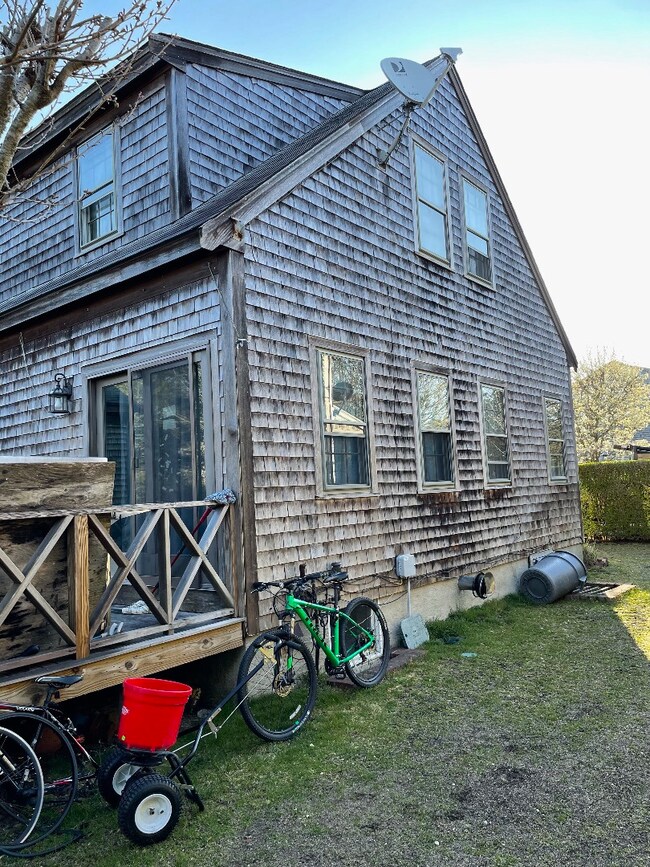 Side of house view from back