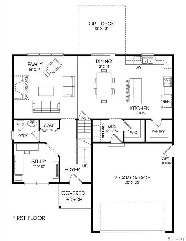 View of home floor plan