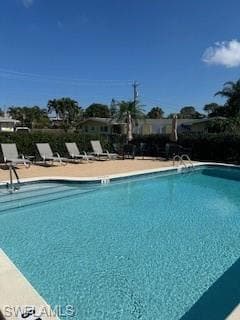 View of pool