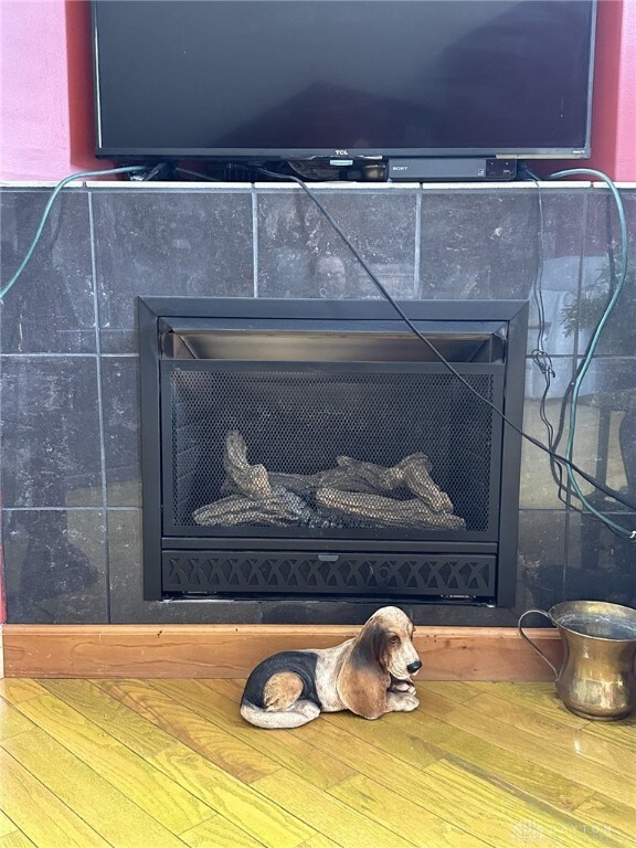 Propane fireplace
