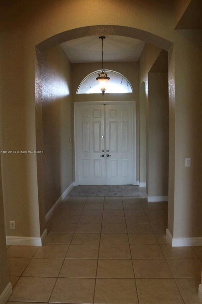 Foyer with great architectural features throughout