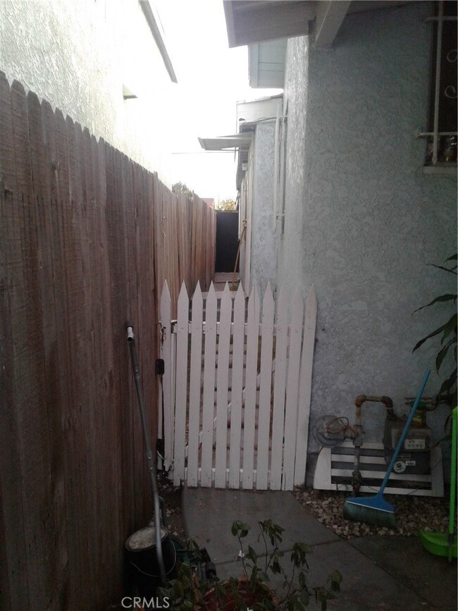 East gate entry to rear