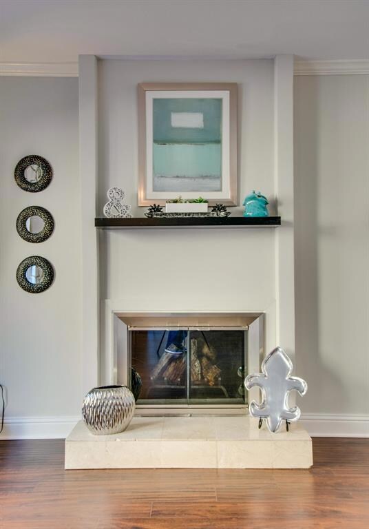 Wood Burning Fireplace is ready for the cool weath