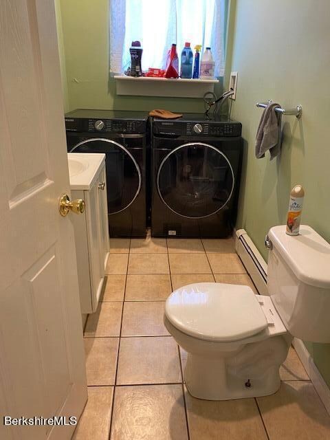 Bathroom with Laundry Hookups