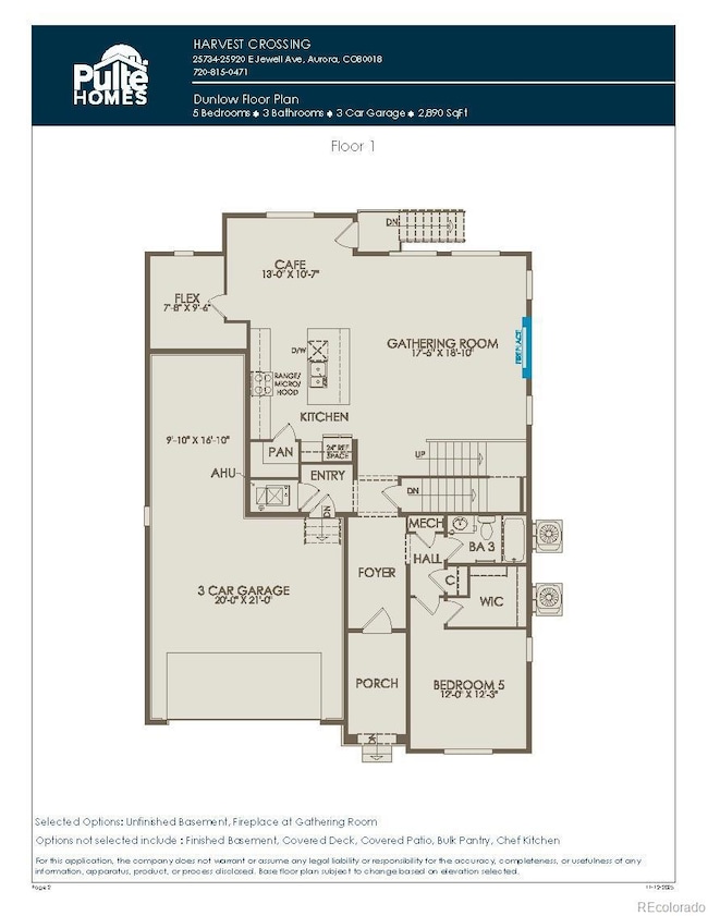 Main Level Floorplan