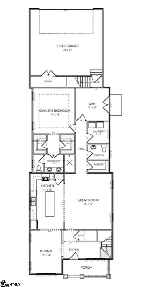 Primary Bedroom Suite on the main floor