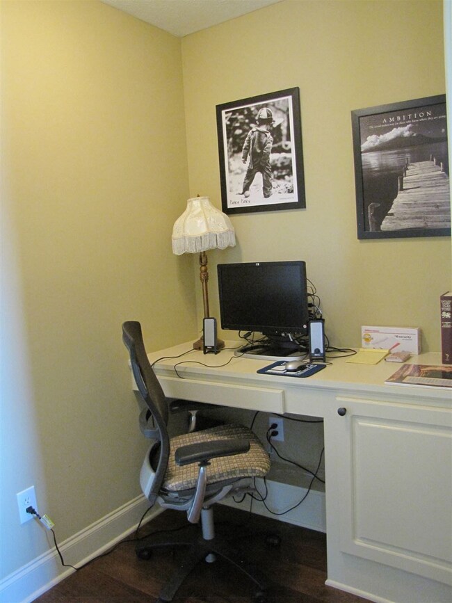 Built ins provide great computer space.