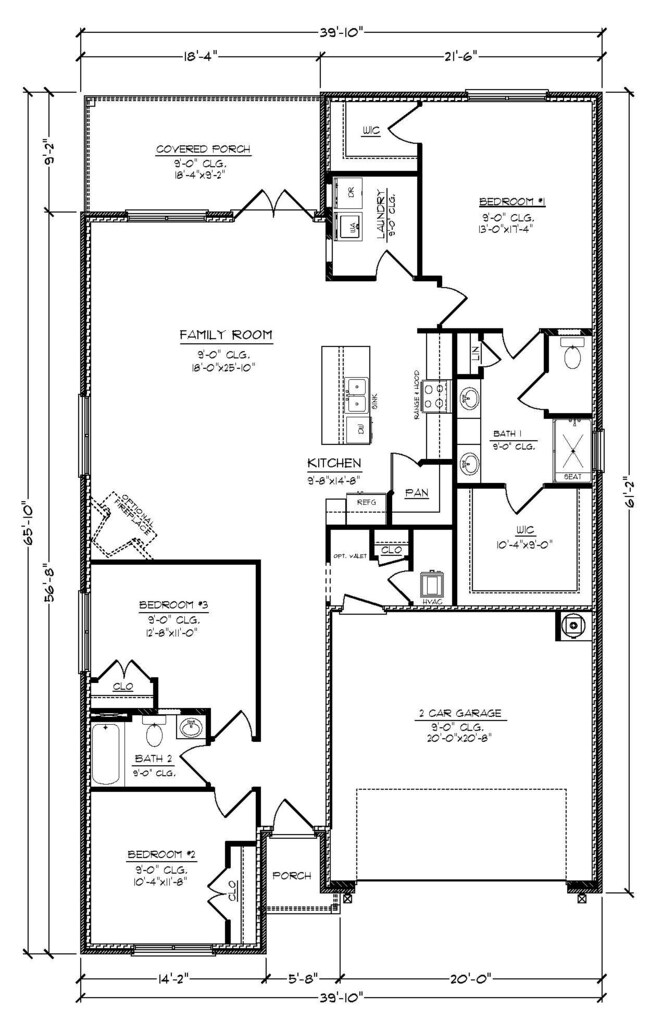 CLIFTON A FE FLOOR PLAN