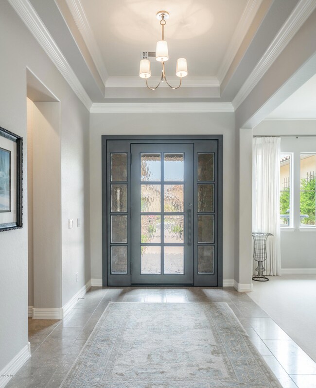 Grand Entry with Iron Door