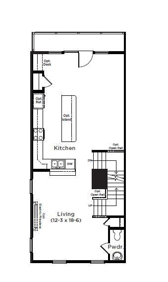 4' Ext Left End Unit 2nd Flr