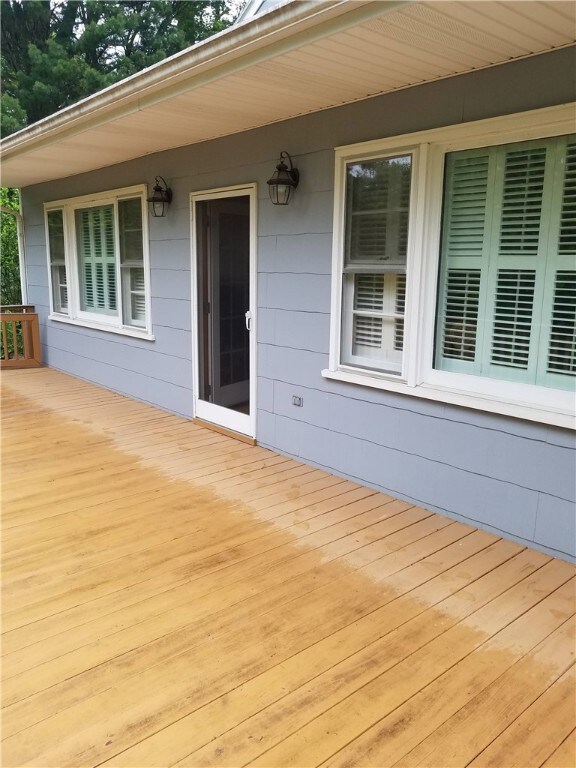 BACK DOOR TO DECK