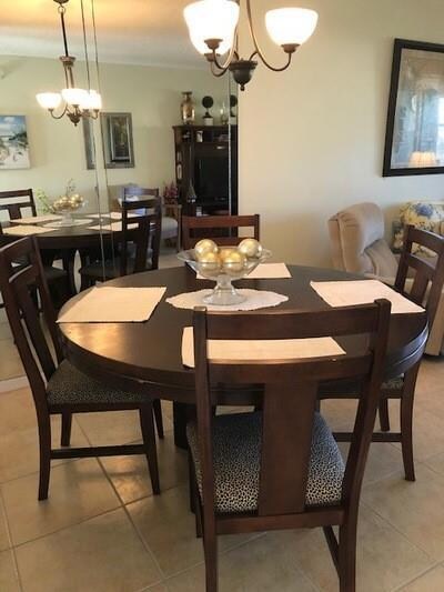 Bright open dining area
