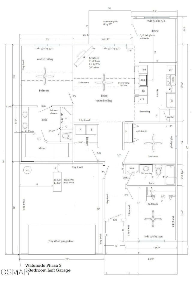 3-bedroom plan