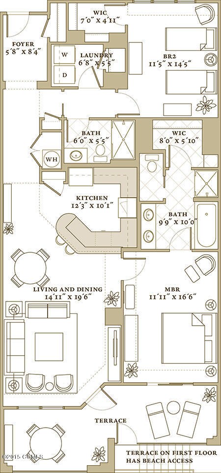 floorplan 2BR