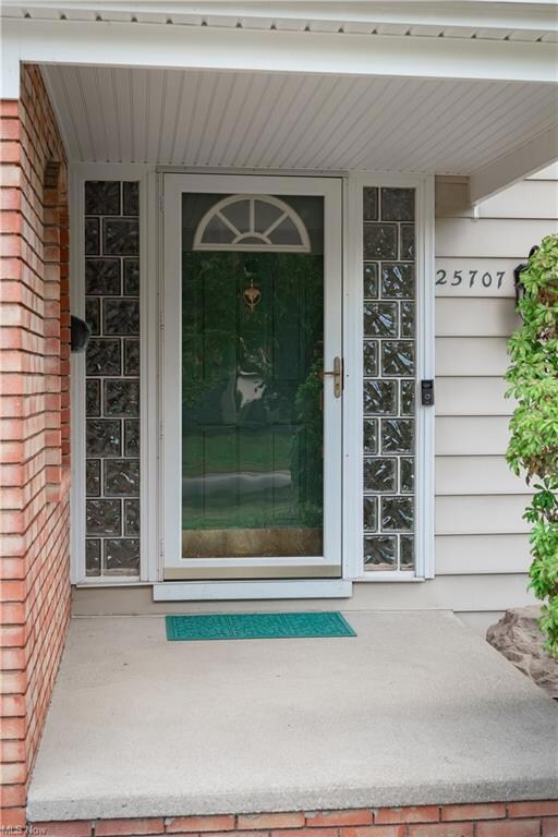 View of entrance to property
