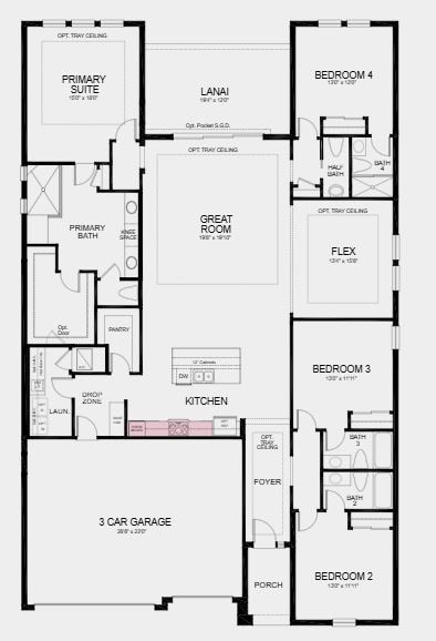 Structural options added Include:gourmet kitchen,