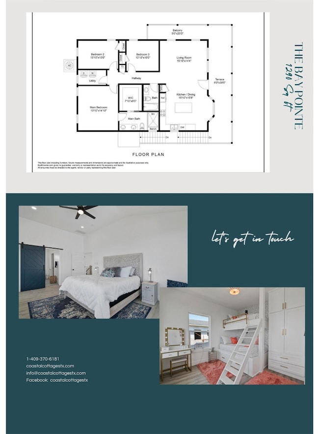 The Bay Pointe - 1,290 Sq.Ft.