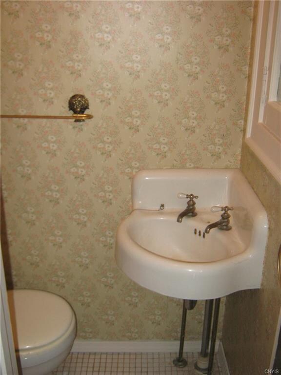 half bath first floor