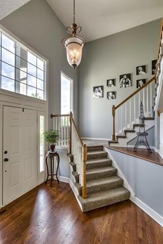 Grand two story entry
