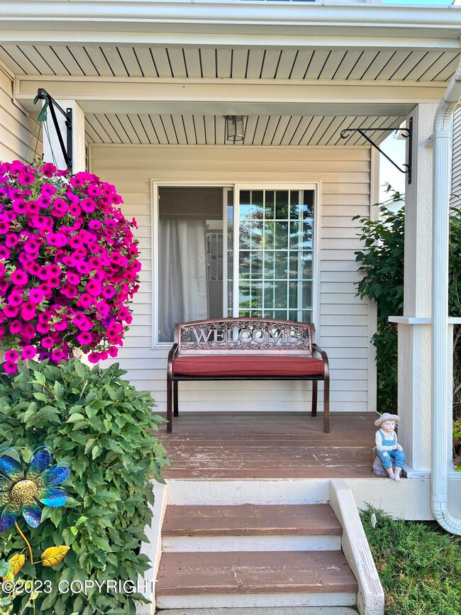 Porch, plants and furniture not included