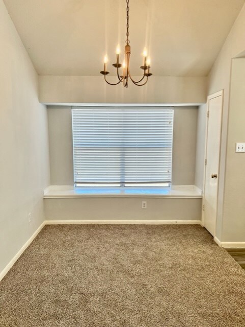 Dining Room with window seat