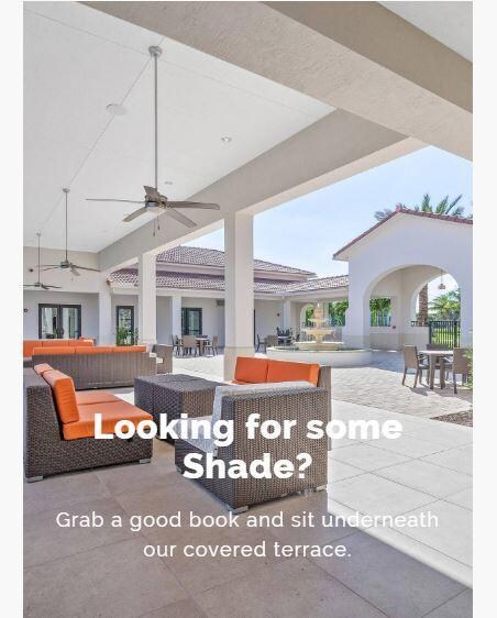 Outdoor covered area - enclave