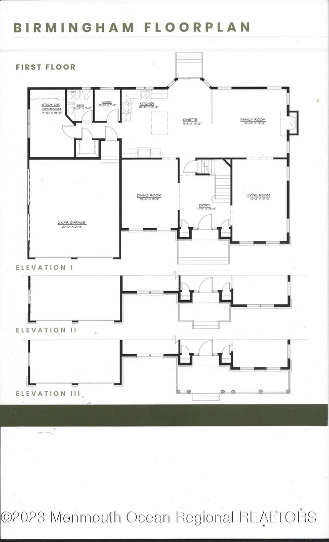 Birmingham 1st floor plan