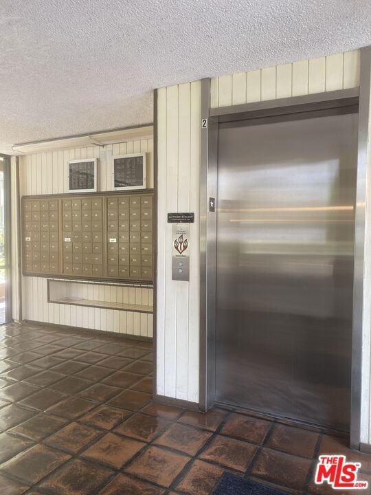 Mailboxes at entrance