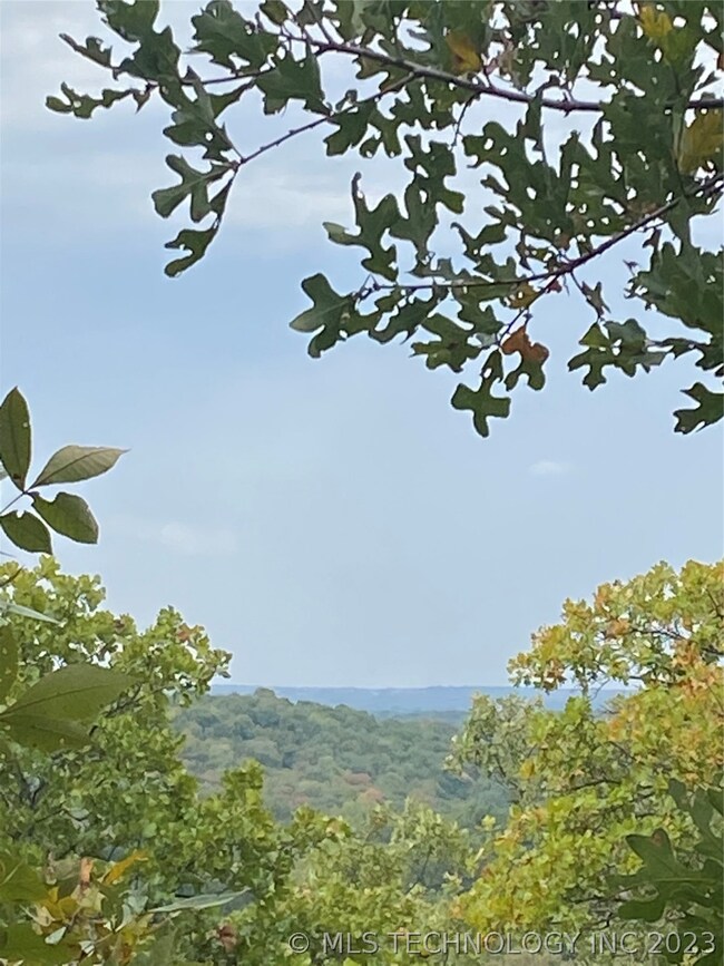 View atop plateau to the West