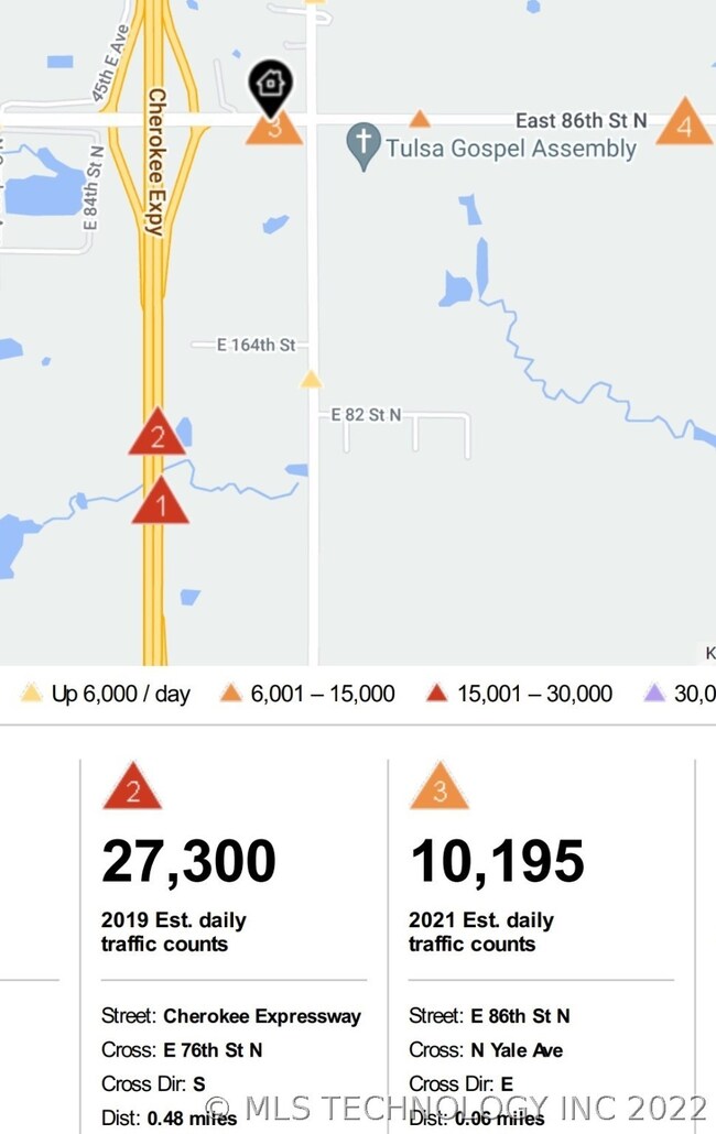 2021 Estimated Daily traffic Count per RPR. 10,195