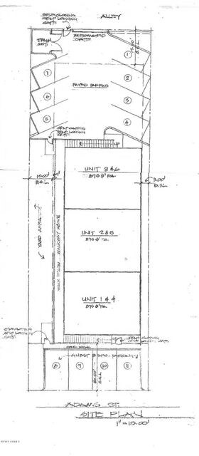 Adams site plan 6 plex