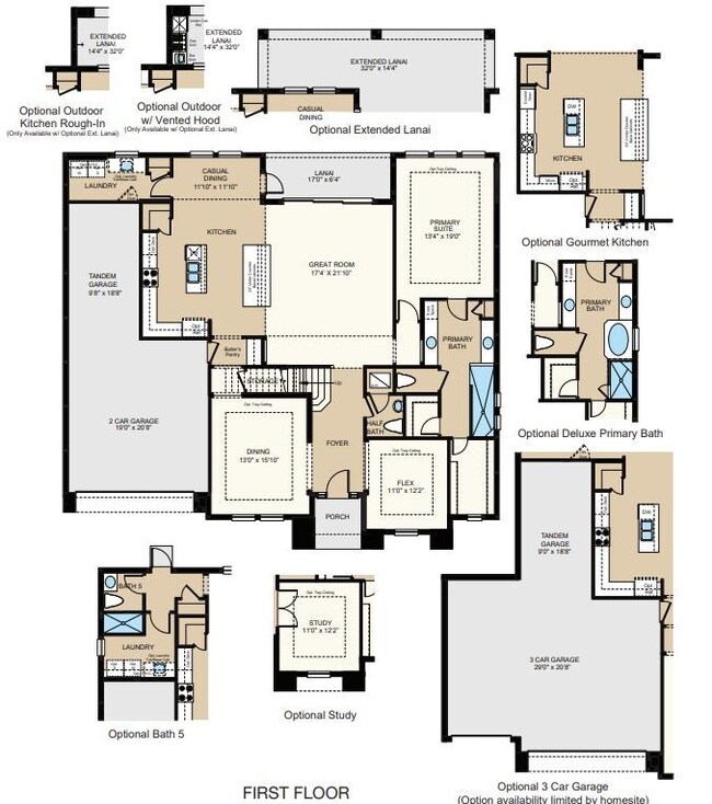 Structural options added include: Gourmet kitchen,
