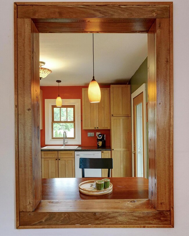 Kitchen view from dining room