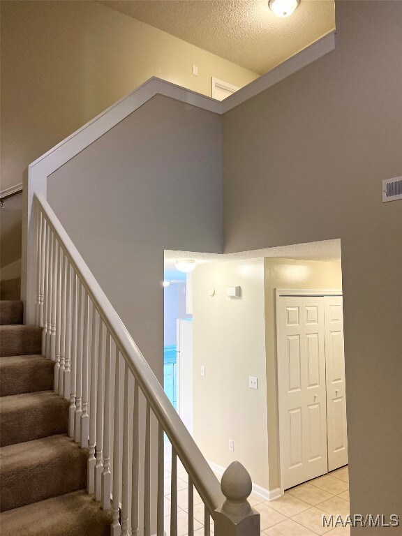 Stairway to bedrooms