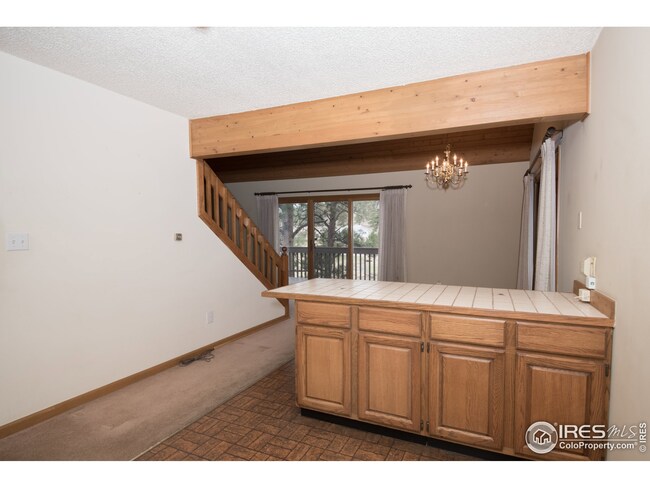 Serving area next to Dining