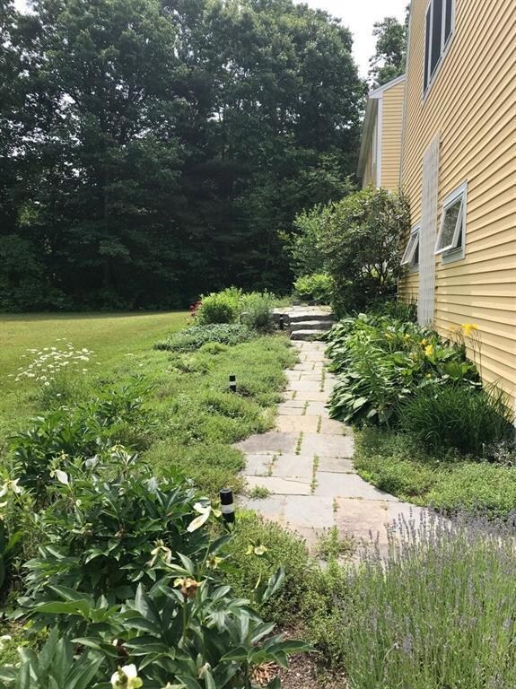Walkway of Herbs and Flowers to Entry