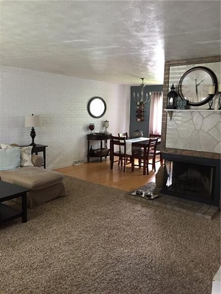 Living Room with Fireplace